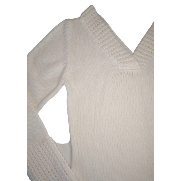 Y2K Rubber Doll V Neck Off Shoulder Knit Sweater - Picture 8 of 8